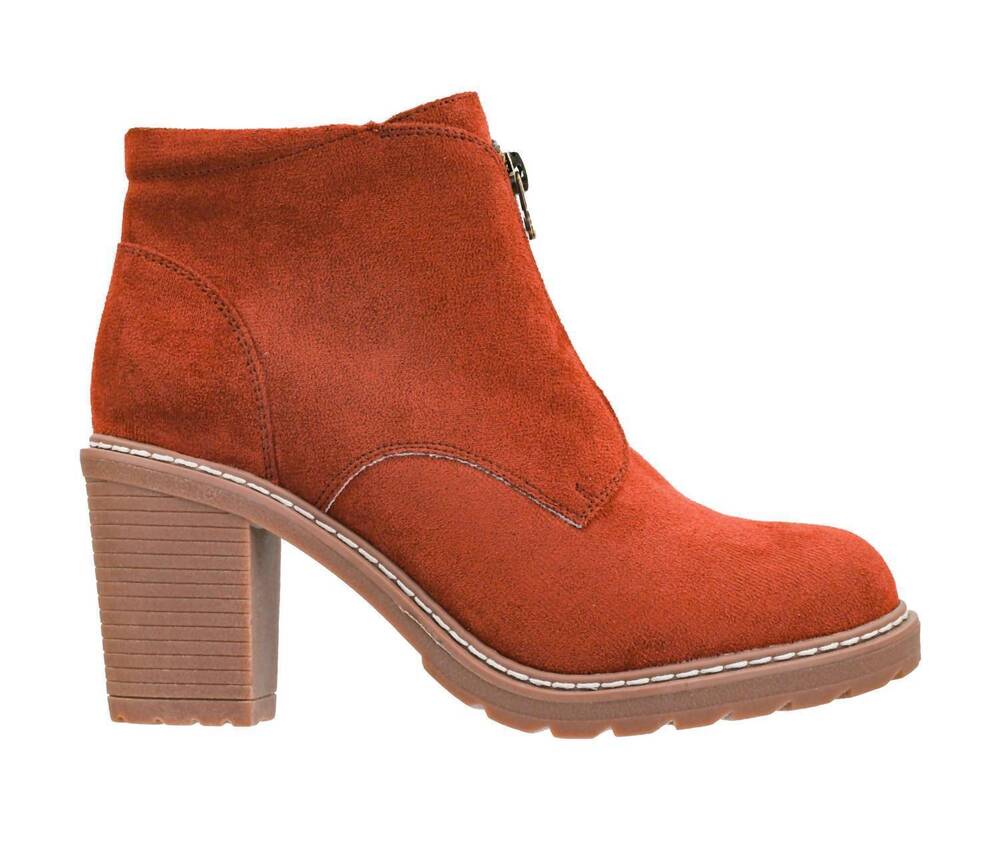 NEW CORKYS FOOTWEAR women's faux suede graham cracker boots in rust
